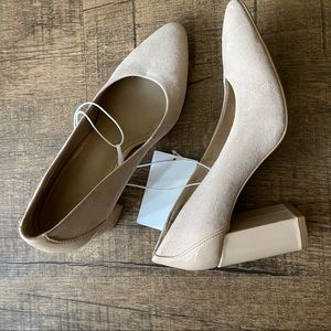 H&M nude block heels